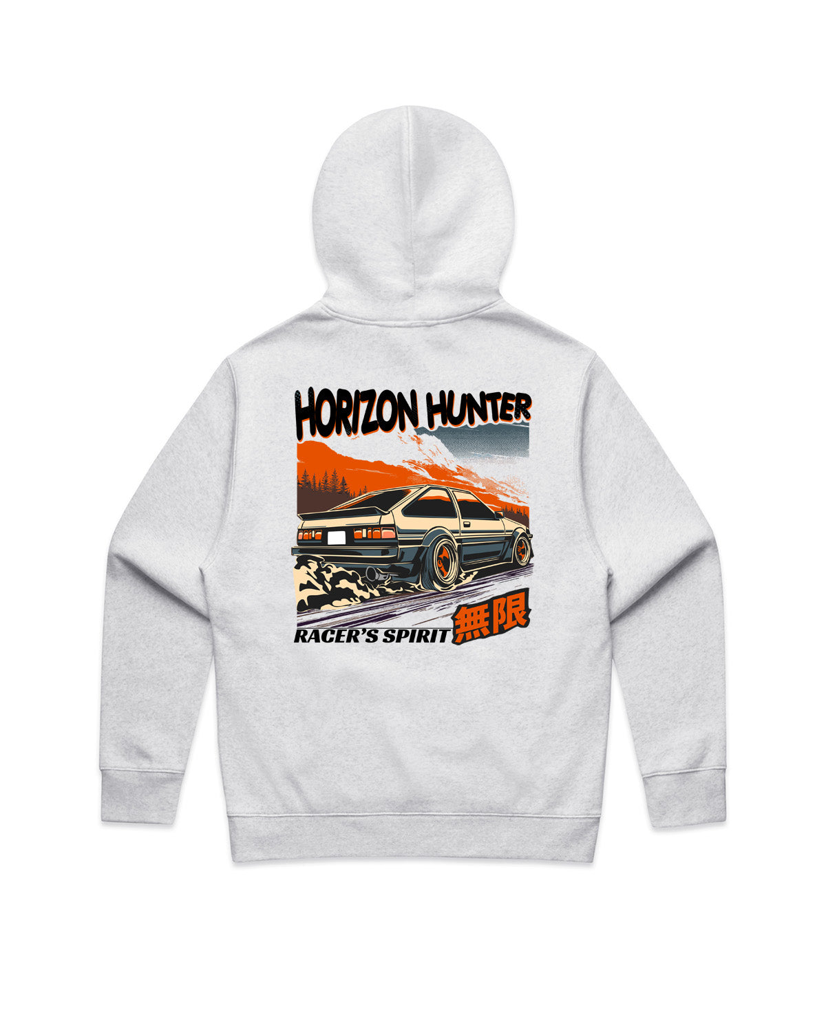 "Horizon Hunter's" | Hoodie in White Marble