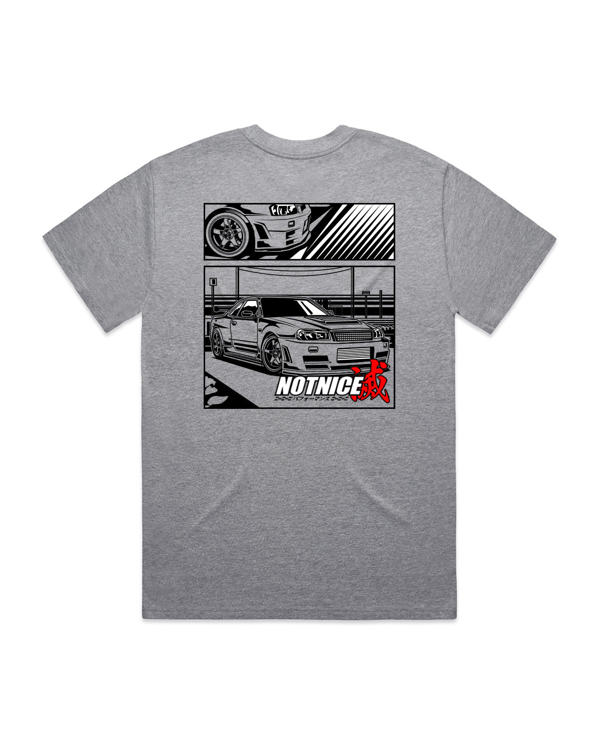 "MANGA R34" | T-Shirt in White