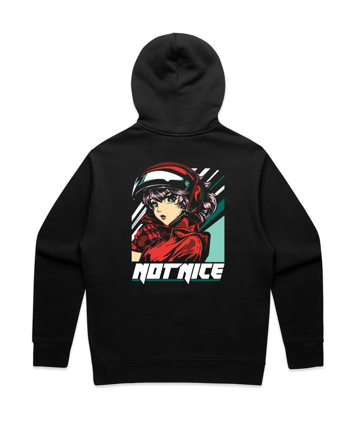 "RACER GIRL" | Hoodie in Black
