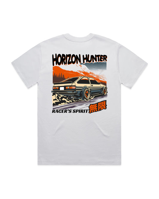 "Horizon Hunter's" | T-Shirt in White