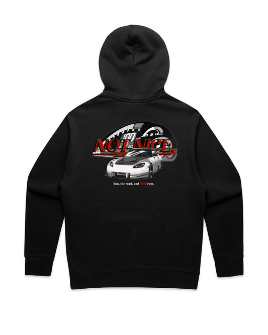 9000K RPM S2000 | Hoodie in Black
