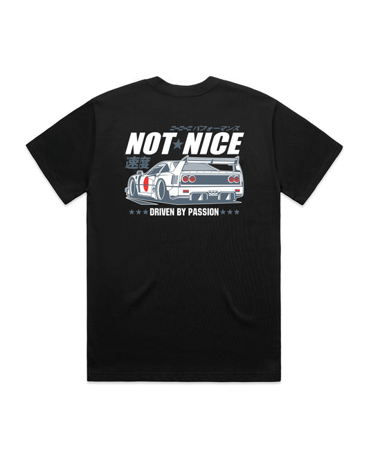 "Widebody F40" | T-Shirt in Black