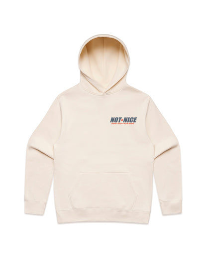 "WIDE-BODY F40" | Hoodie in Ecru